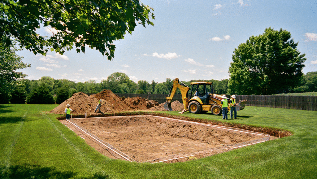 pool installation process